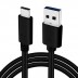 USB3.0 to C타입 3A 고속충전 데이터전송 케이블 블랙 1M