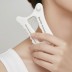 [마노컵] 국내 생산 세라믹 괄사 얼굴 승모근 림프 바디 마사지기 (골드)