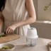 [엘투리버스] 한컵다짐 무선 전동 마늘 야채 미니 다지기 강화유리용기 이유식 만능 다지기 / LRWC-350