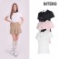[인테로] 골프웨어 여성 카라배색 반팔 골프티셔츠 _ WXMHK