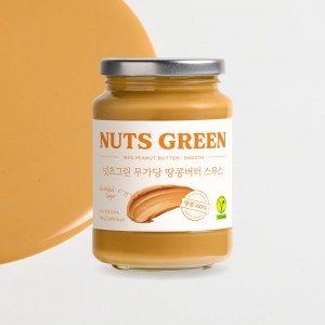 [넛츠그린] 무가당 땅콩버터 스무스 480g