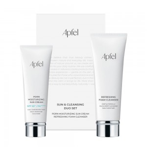 [아펠] 선크림 50ml+클렌저 60ml 듀오 세트