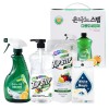 [은나노스텝] 주방 홈세트 기획4종세트 (다용도 세정제 550ml + 탑스텝 주방세제 550ml + 주방세제 리필 300ml + 매직블럭)