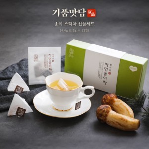 [기품맛담] 송이 스틱차 선물세트 14.4g(1.2g×12입)