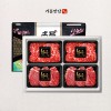 [기품맛담] 1등급 명품숙성한우스테이크 1.2kg 선물세트(채6/안6)