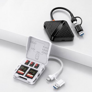 [유니콘] 6in1 C+A타입 USB3.2 Gen1 허브 멀티 카드리더기 XC-9000M