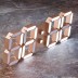 국산 시즌3 플라이토 골드 3D LED 벽시계 LG전구 38cm