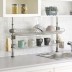 기둥식 선반 씽크2단800(골드)