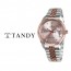 [TANDY] 탠디 럭셔리 커플 메탈 손목시계(스와로브스키 식입) T-3909 남자 로즈골드콤비
