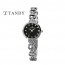 [TANDY] 탠디 럭셔리 여성용 쥬얼워치(스와로브스키 식입) T-4033 블랙