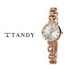 [TANDY] 탠디 럭셔리 여성용 쥬얼워치(스와로브스키 식입) T-4033 로즈골드