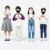 들꽃잠 (어린이용)인견 다이마루 필터 입체마스크(5개)