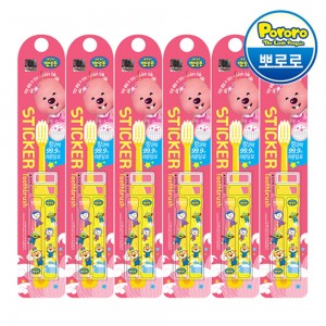 뽀로로 루피 스티커 칫솔 1p x 6개