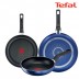 테팔 팬&냄비 PTFE 미드나잇 블루 3종세트 (프라이팬 20cm + 24cm + 28cm)