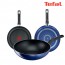 테팔 팬&냄비 PTFE 미드나잇 블루 3종세트 (프라이팬 20cm + 24cm + 볶음팬 28cm)