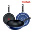 테팔 팬&냄비 PTFE 미드나잇 블루 3종세트 (프라이팬 20cm + 26cm + 볶음팬 28cm)