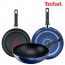 테팔 팬&냄비 PTFE 미드나잇 블루 3종세트 (프라이팬 26cm + 28cm + 볶음팬 28cm)
