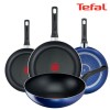 테팔 팬&냄비 PTFE 미드나잇 블루 4종세트 (프라이팬 24cm + 26cm + 28cm + 볶음팬 28cm)