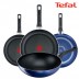 테팔 팬&냄비 PTFE 미드나잇 블루 4종세트 (프라이팬 24cm + 26cm + 28cm + 볶음팬 28cm)