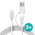 타입C → 타입C USB A 이중 고속충전케이블 3M UC2086C