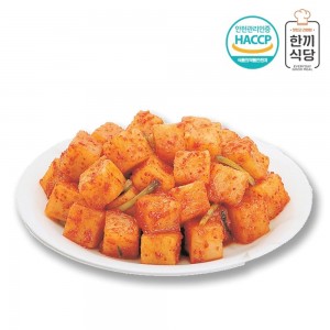 한끼식당 우리 농산물 100% 깍두기5kg