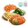 한끼식당 우리 농산물 100% 김치 추천 4종세트(포기김치1kg,고추씨백김치1kg,청양열무김치1kg,깍두기1kg)