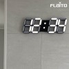 국산 플라이토 3D LED 인테리어 벽시계 삼성전구 38cm