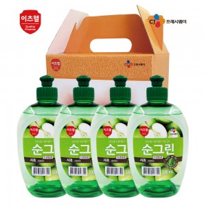CJ순그린 사과4종세트500ml(캡형) 00397