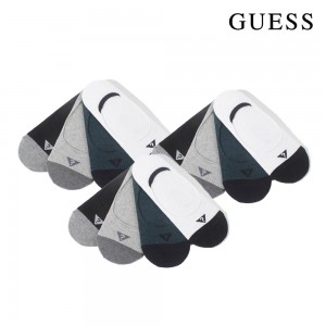 게스 남성 배색골지 삼각로고 4족 - KKZA7714 x 3세트