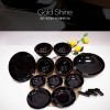 무안 도자기 골드샤인 철유 4인조 홈세트 19p