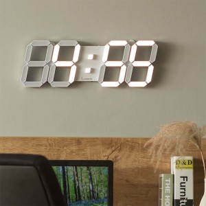 국산 루나리스 위성 GPS 인테리어 LED 벽시계 38cm