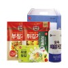 CJ부침가루,CJ튀김가루,CJ위생장갑,CJ지퍼백(소),키친타올 5종세트