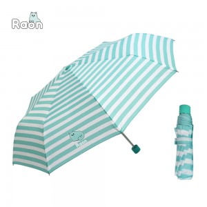 라온 3단 수동우산 스트라이프
