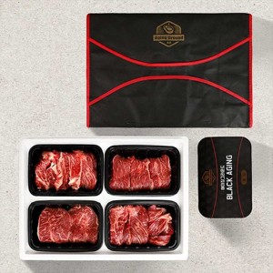 [에이징그라운드] 블루 1200g(등심300g+등심300g+부채300g+갈비살300g)