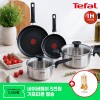 [추석선물전] [테팔] IH 이피션트 프라이팬 2종 세트(20+28cm)+프리즘 냄비 2종 세트(편수16cm+양수20cm)+(증정) 네이버포인트 5천원권+실리콘 키친툴 7종