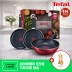 [추석선물전] [테팔] 메이드 인 프랑스 IH 스타트앤쿡 프라이팬 3종 세트(팬24+28cm+웍28cm)+(증정) 네이버포인트 5천원권+실리콘키친툴 7종