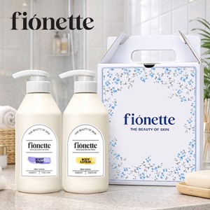 [피오네뜨] 플로럴 바디케어 2종세트 1호(바디워시500ml + 바디로션500ml)