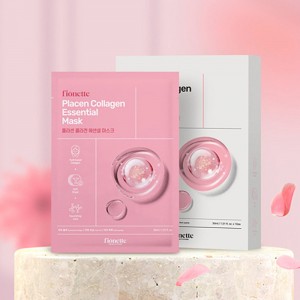 [피오네뜨] 플라센 콜라겐 에센셜 마스크팩 10매입(피부활력,피부회복)