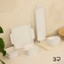 [케어프린] 세라믹 나눔 접시 볼 플레이팅 직사각 3구 나눔접시세트(5P)