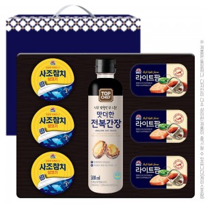탑셰프 전복간장 사조참치 3P 라이트팜 3P(7종)