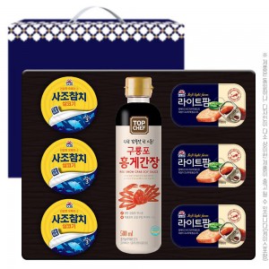 탑셰프 홍게간장 사조참치 3P 라이트팜 3P(7종)