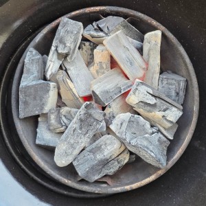 라오스 마이띠유 2번구운 프리미엄 비장탄(백탄)숯다운숯1kg