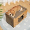 [개과천선] 코칭 고양이 스크래쳐 하우스형 베이직우드