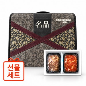 26년 제주 흑돼지불고기+고추장불고기 400g 4팩 1.6kg (선물세트)